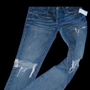 Paige skyline distressed jeans 25